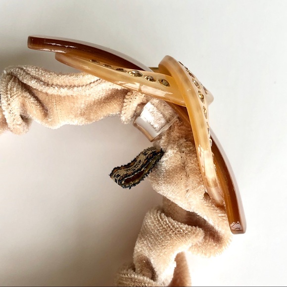 Rhinestone Embellished Acrylic Scrunchie - Picture 8 of 14